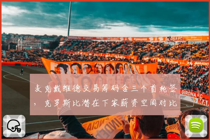 麦克戴维德交易筹码含三个首轮签，克罗斯比潜在下家薪资空间对比悬殊