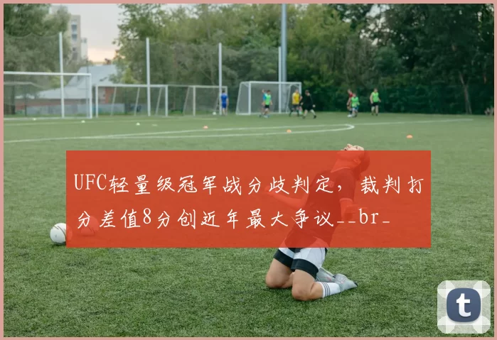 UFC轻量级冠军战分歧判定,裁判打分差值8分创近年最大争议__br_